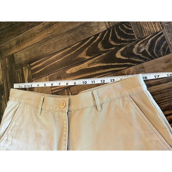 Lauren Ralph Lauren Shorts Womens 10 Khaki Safari Hong Kong 80s 90s Y2K Grunge - Picture 4 of 8
